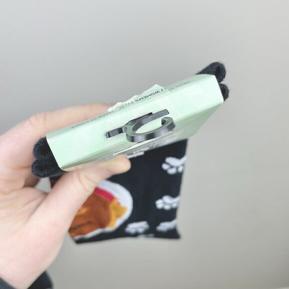 Funatic NWT Black Chocolate Lab Unisex Crewsocks New Doggy Lover Gift Pawprint - Picture 9 of 10